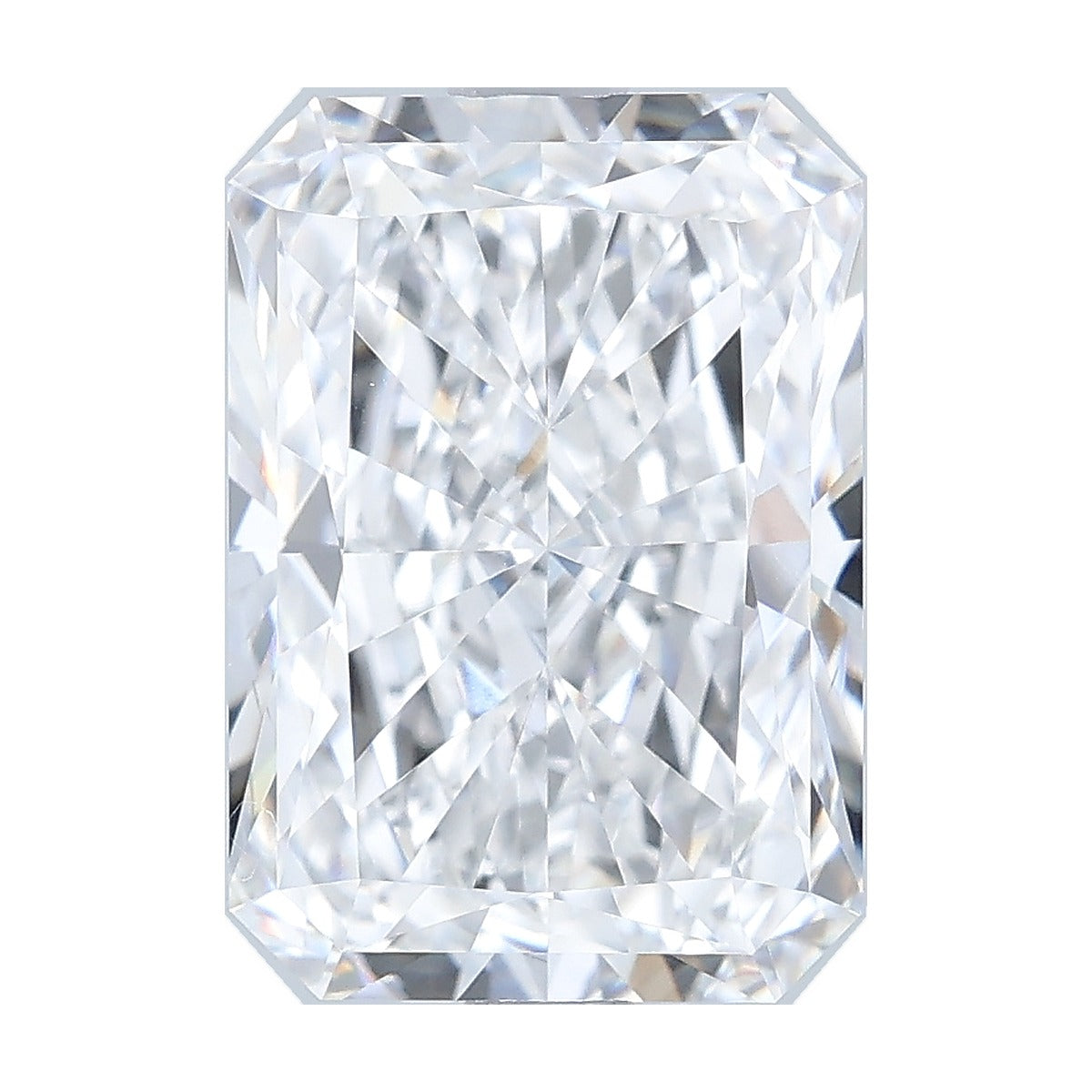 3.70 ct radiant lab-grown diamond, D color, VS1 clarity, IGI certified, still from its 360° video