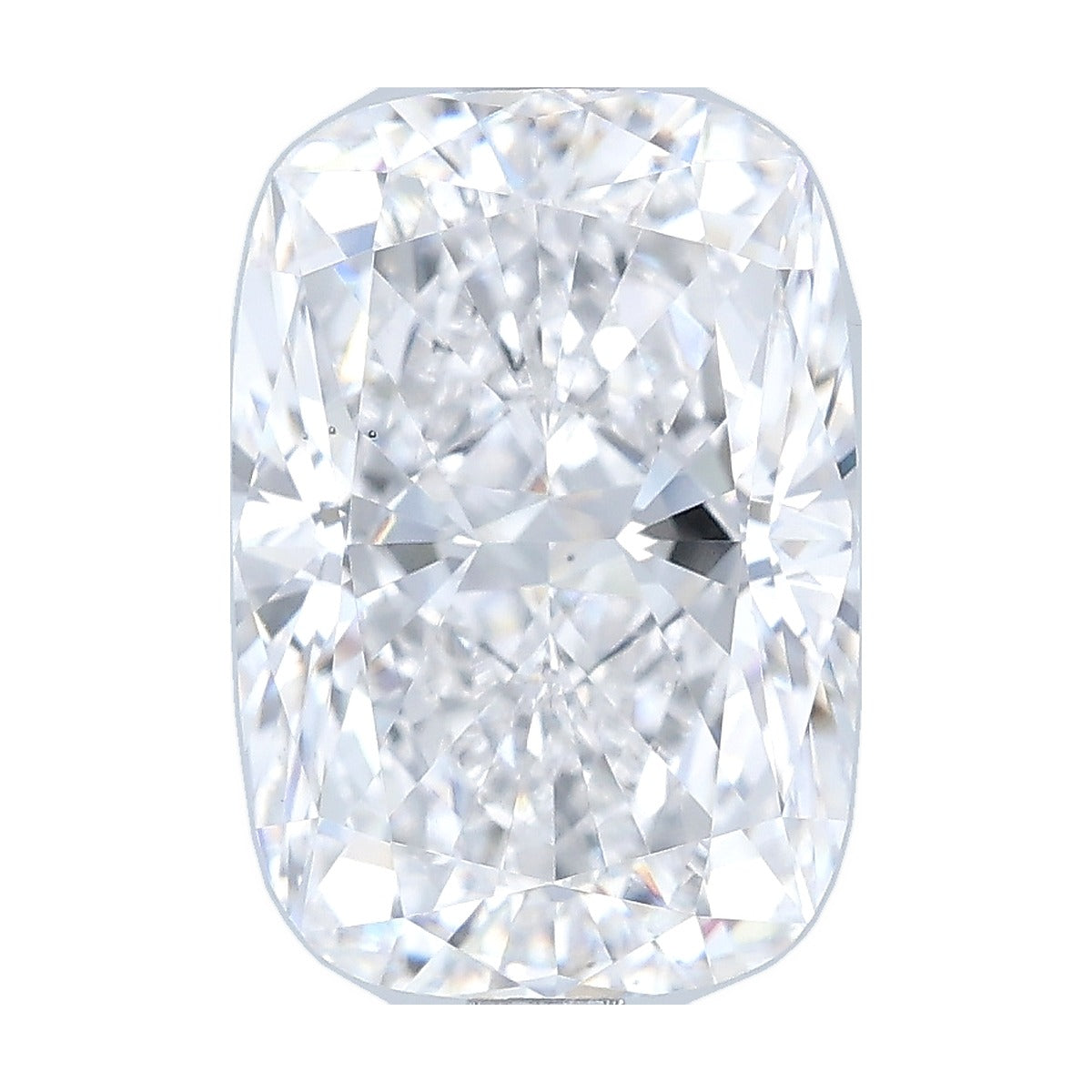 3.71 ct elongated cushion lab-grown diamond, D color, VS2 clarity, IGI certified, still from its 360° video