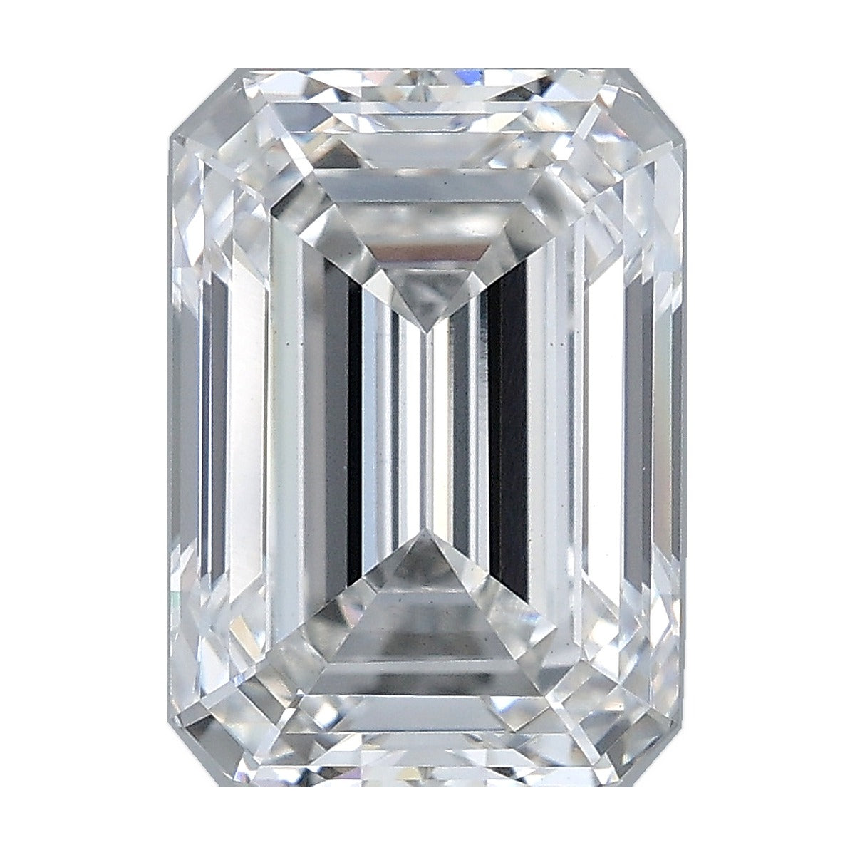 3.71 ct emerald lab-grown diamond, F color, VS1 clarity, IGI certified, still from its 360° video