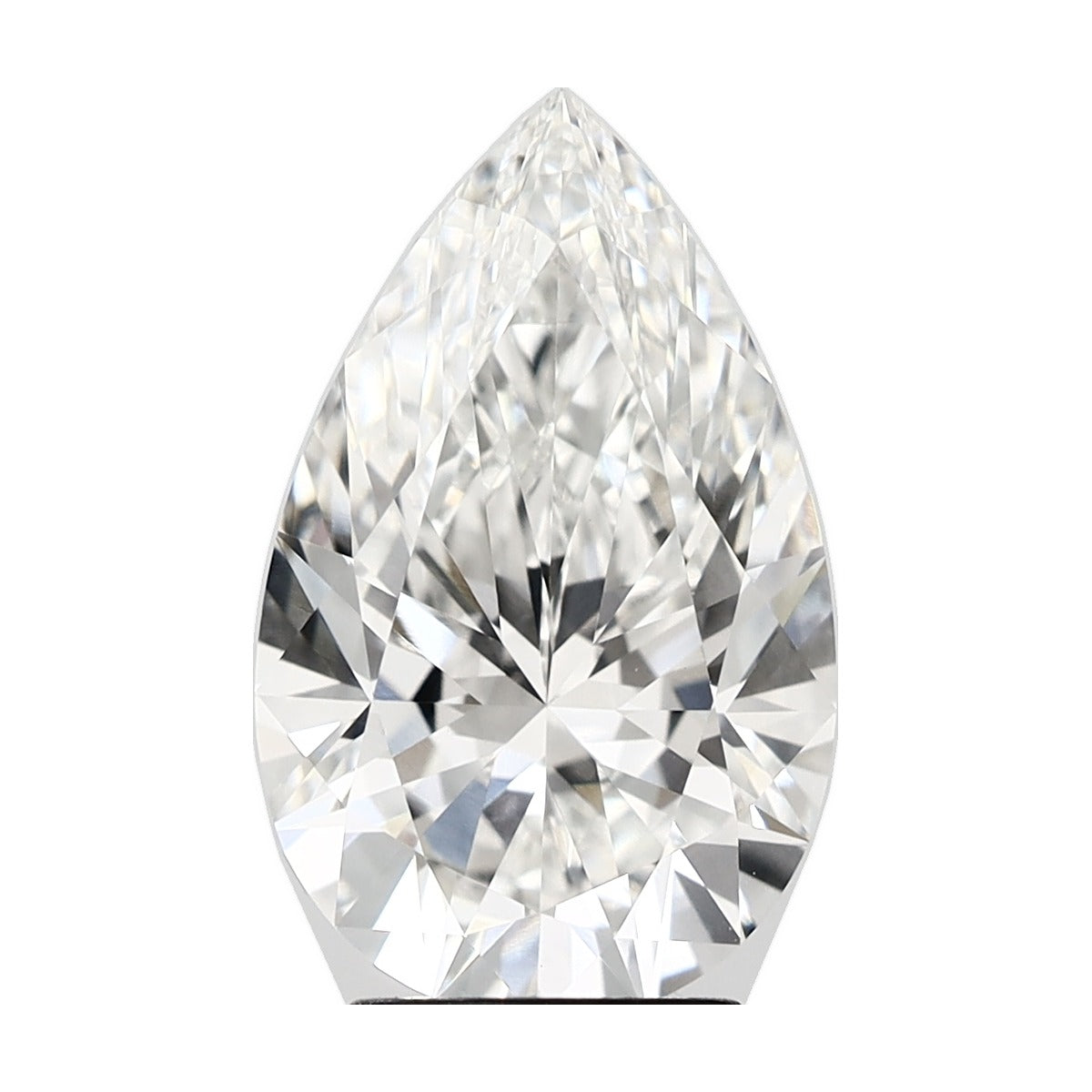 3.71 ct pear lab-grown diamond, F color, VVS2 clarity, IGI certified, still from its 360° video