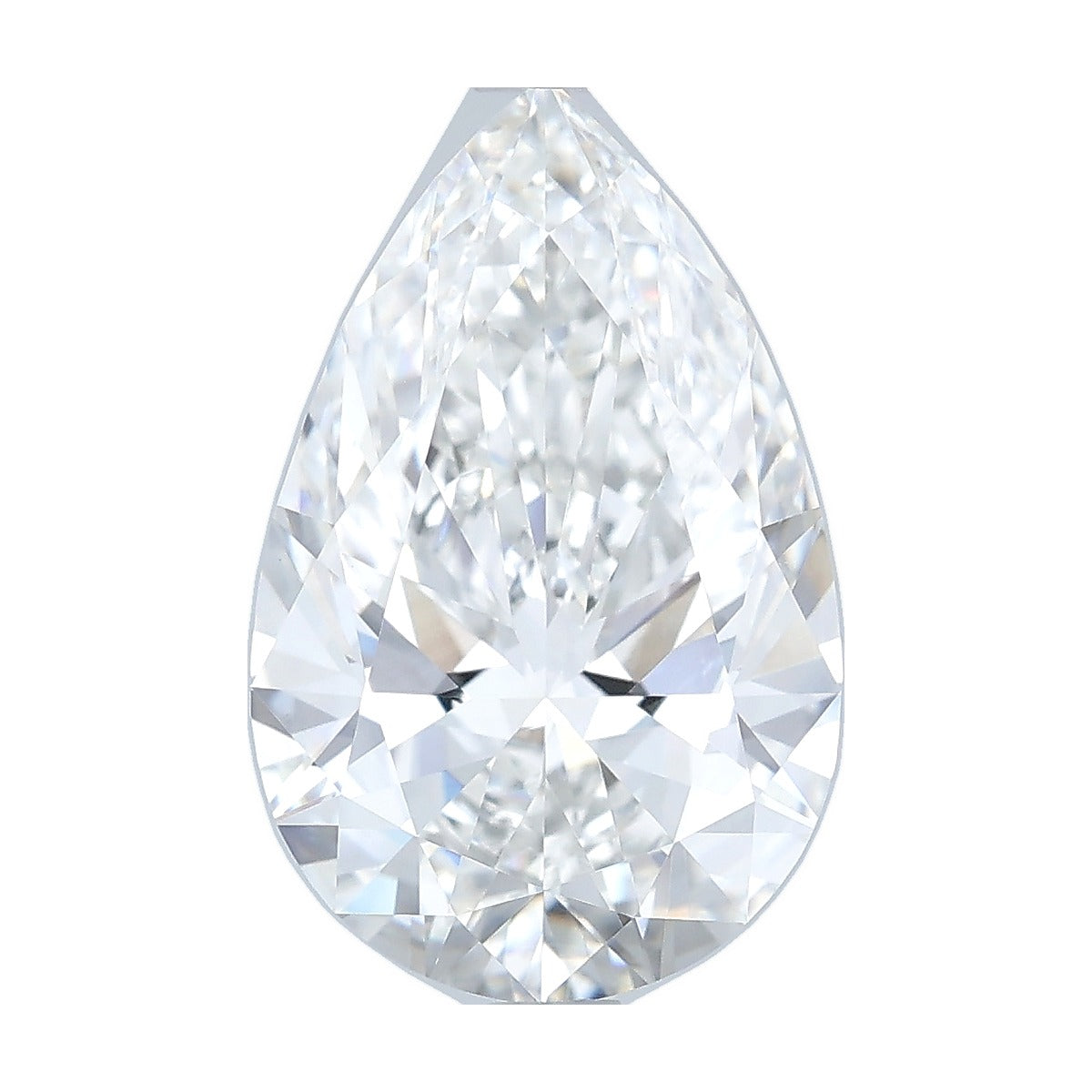 3.71 ct pear lab-grown diamond, F color, VVS2 clarity, IGI certified, still from its 360° video