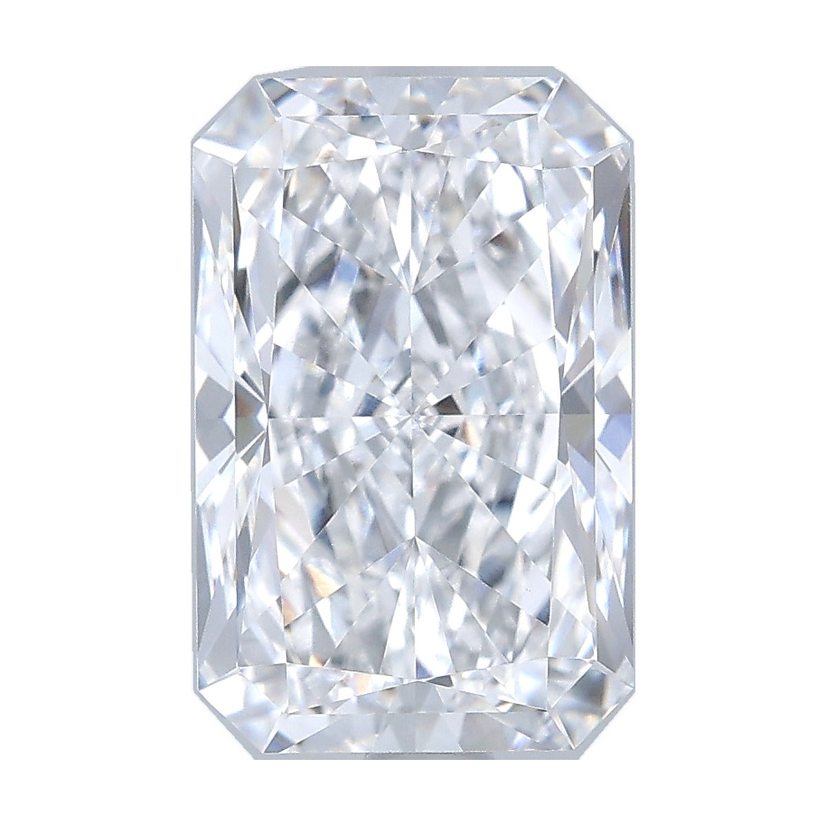 3.71 ct radiant lab-grown diamond, D color, VVS2 clarity, IGI certified, still from its 360° video