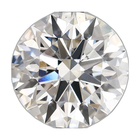 3.71 ct round lab-grown diamond, D color, VS1 clarity, IGI certified, still from its 360° video
