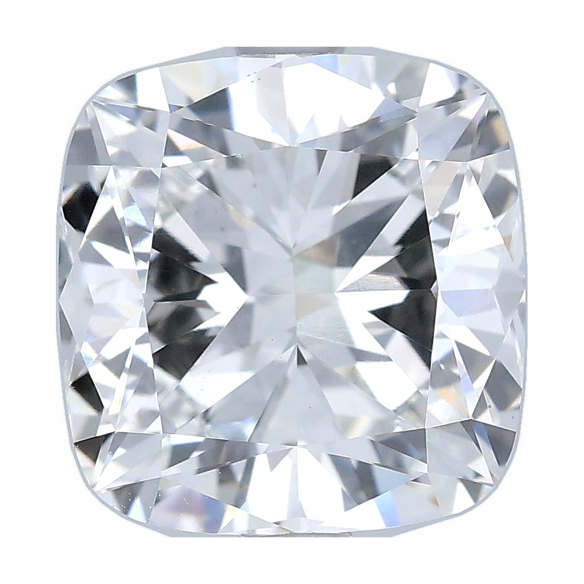 3.72 ct cushion lab-grown diamond, F color, VS1 clarity, IGI certified, still from its 360° video