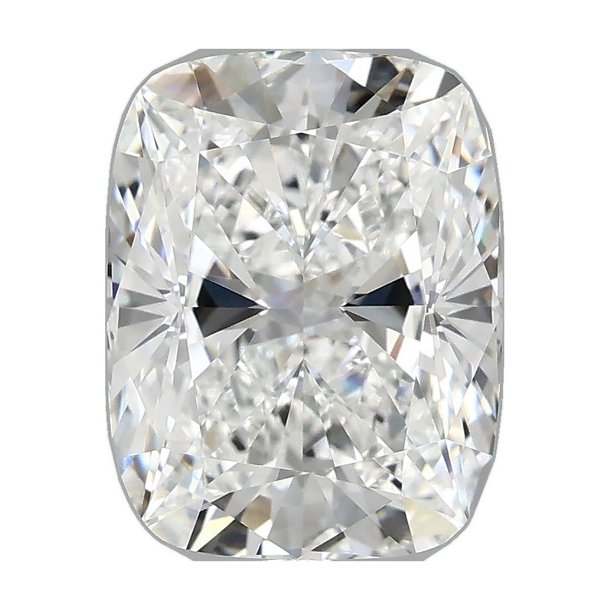3.72 ct elongated cushion lab-grown diamond, D color, VVS2 clarity, IGI certified, still from its 360° video