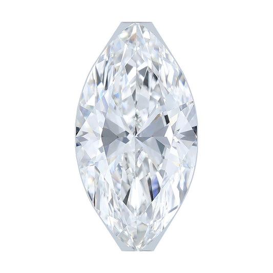 3.73 ct marquise lab-grown diamond, F color, VVS2 clarity, IGI certified, still from its 360° video