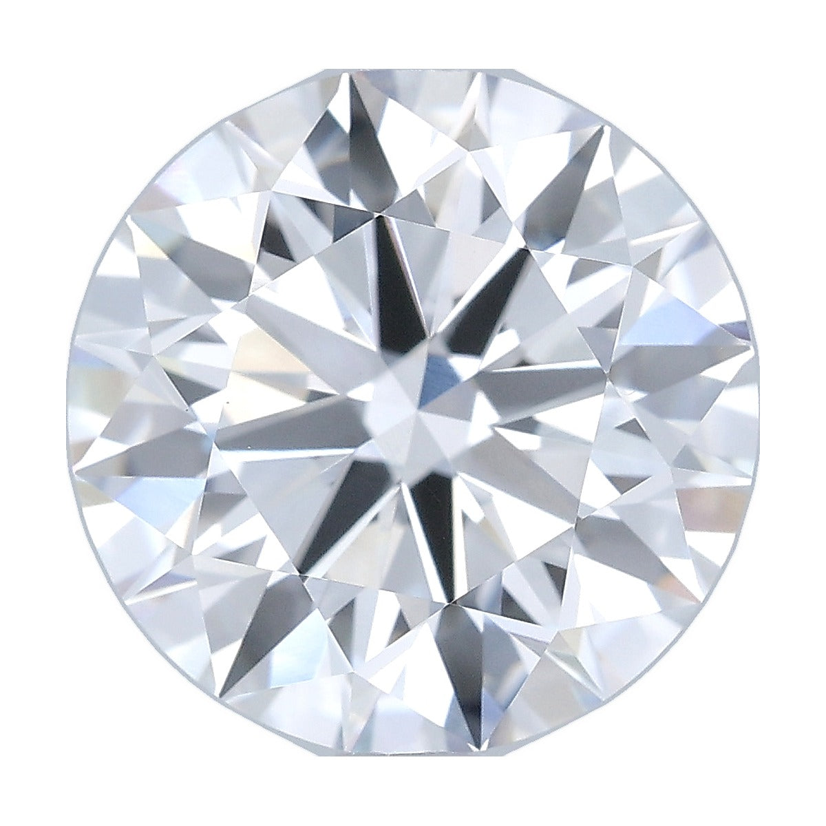 3.73 ct round lab-grown diamond, F color, VS1 clarity, IGI certified, still from its 360° video