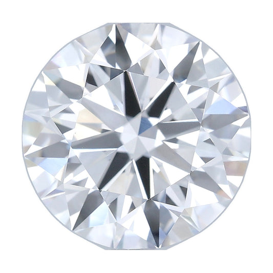 3.73 ct round lab-grown diamond, F color, VS1 clarity, IGI certified, still from its 360° video
