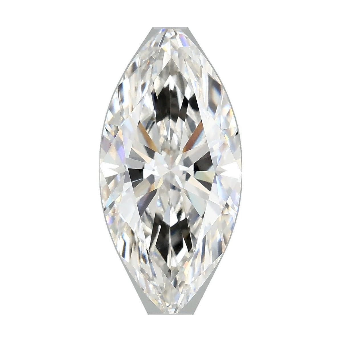 3.74 ct marquise lab-grown diamond, E color, VS1 clarity, IGI certified, still from its 360° video