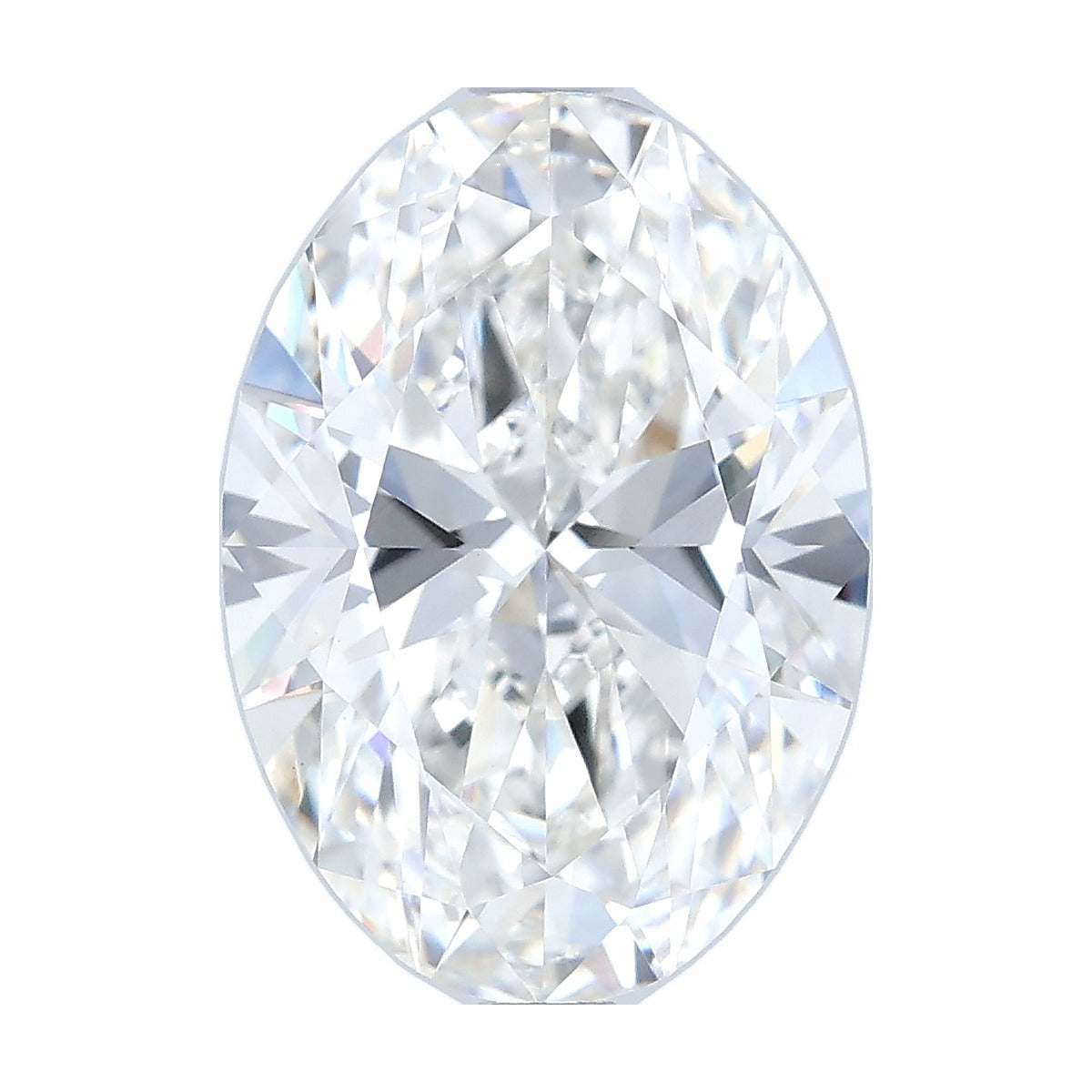 3.74 ct oval lab-grown diamond, F color, VS1 clarity, IGI certified, still from its 360° video