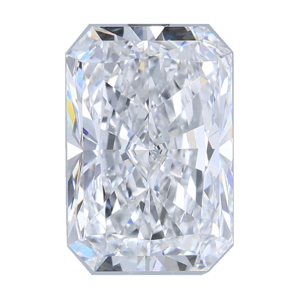 3.74 ct radiant lab-grown diamond, E color, VS1 clarity, GIA certified, still from its 360° video