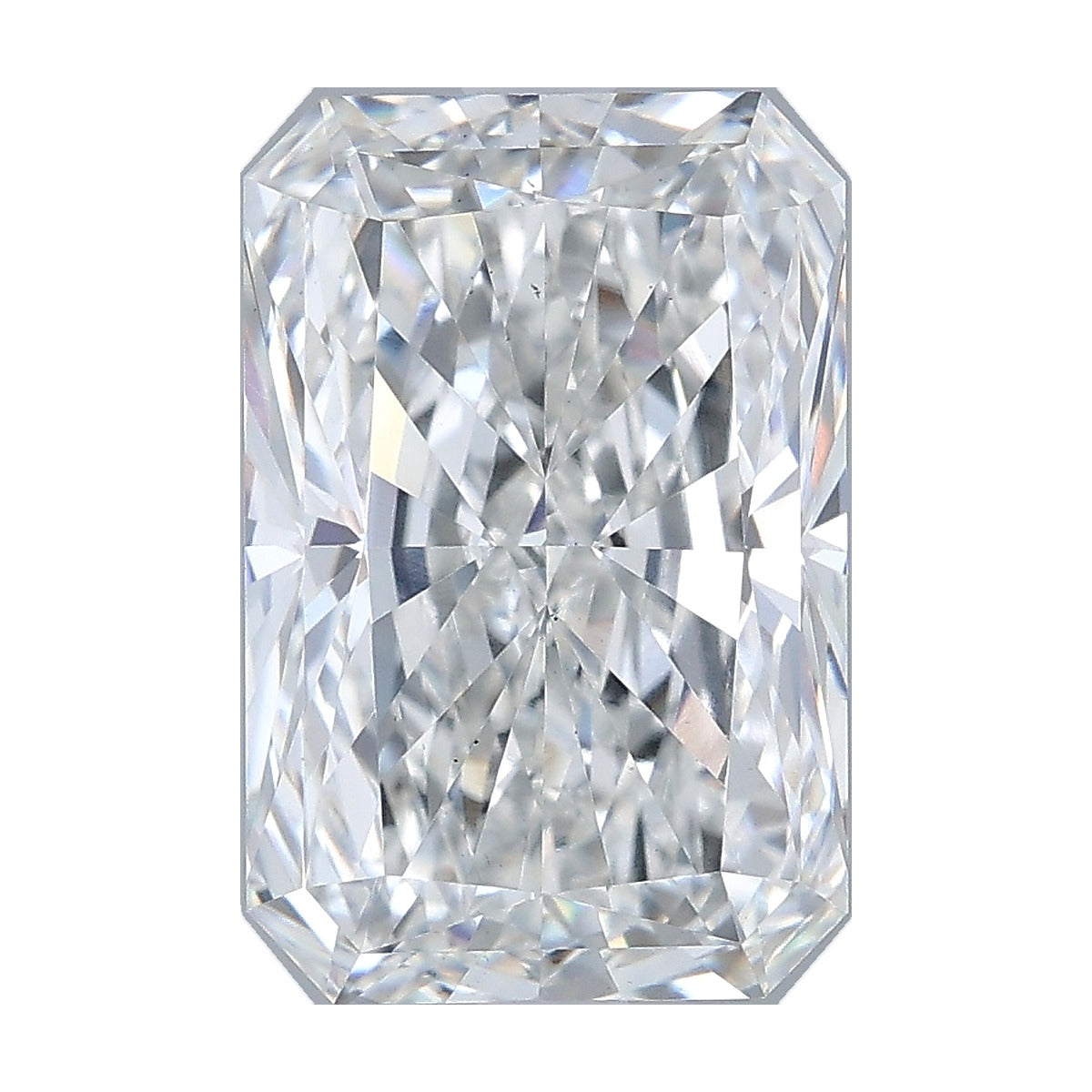 3.74 ct radiant lab-grown diamond, F color, VS2 clarity, IGI certified, still from its 360° video