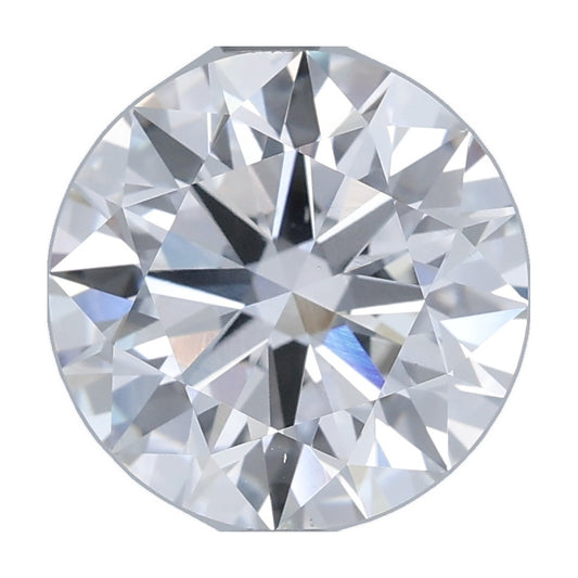 3.74 ct round lab-grown diamond, E color, VS1 clarity, IGI certified, still from its 360° video