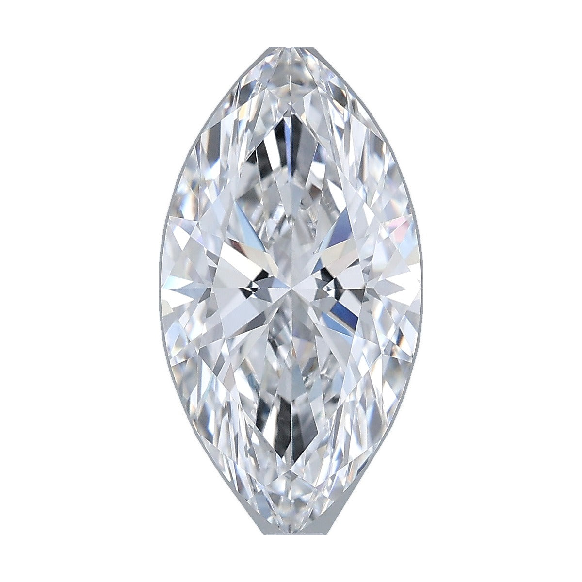 3.75 ct marquise lab-grown diamond, D color, VVS2 clarity, IGI certified, still from its 360° video