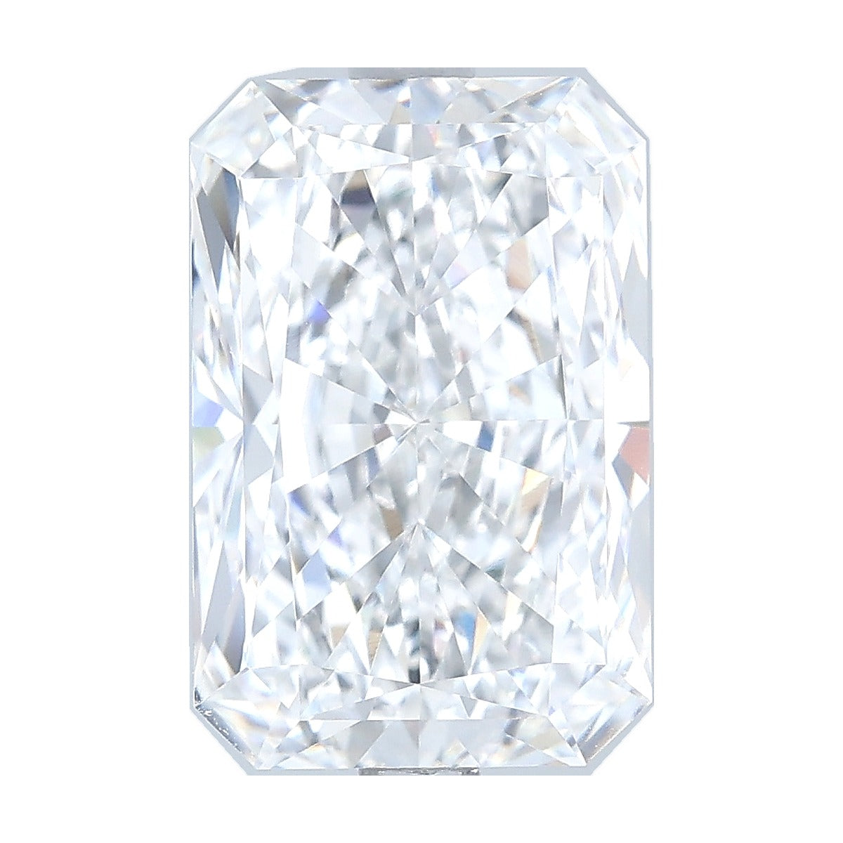 3.75 ct radiant lab-grown diamond, D color, VVS2 clarity, IGI certified, still from its 360° video