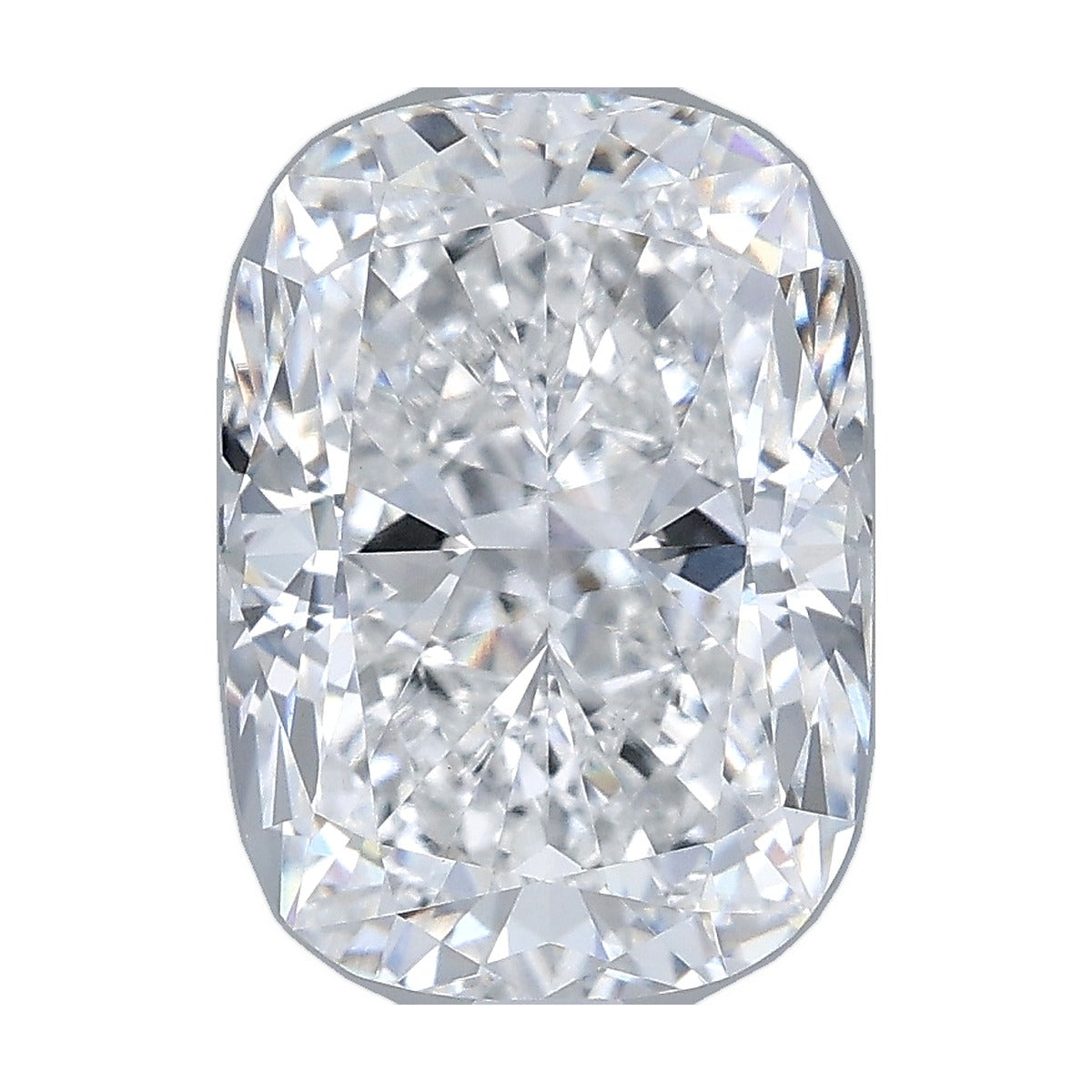 3.76 ct elongated cushion lab-grown diamond, E color, VVS2 clarity, IGI certified, still from its 360° video