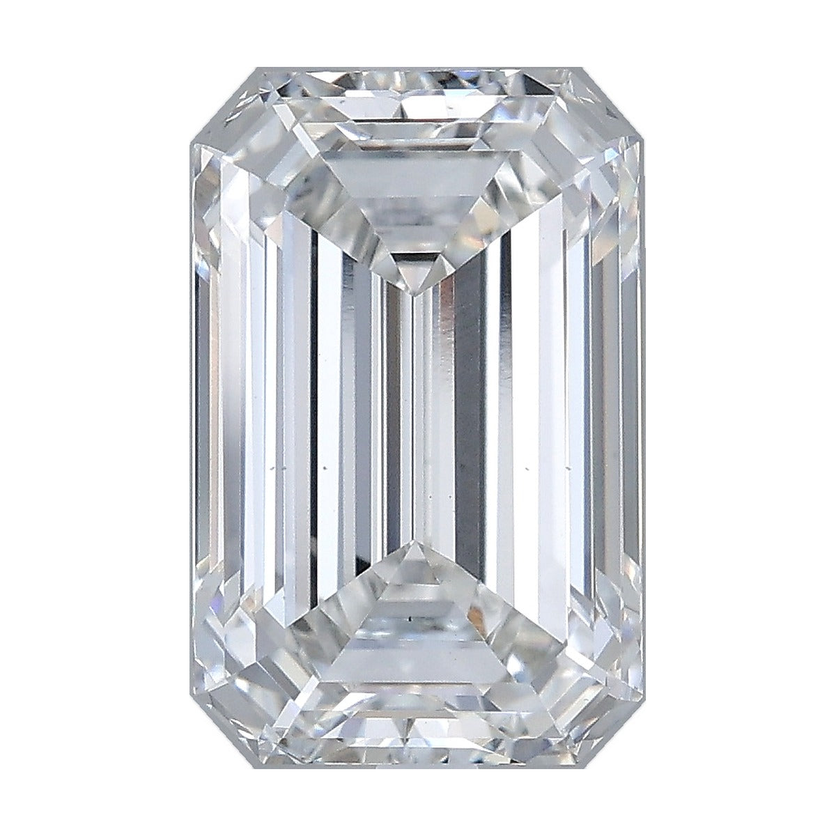 3.76 ct emerald lab-grown diamond, F color, VS1 clarity, IGI certified, still from its 360° video