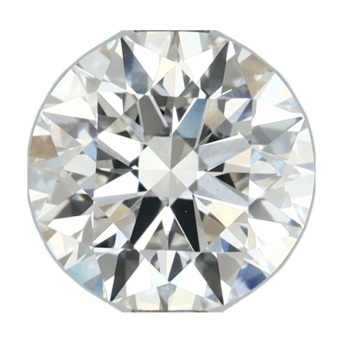 3.76 ct round lab-grown diamond, D color, VVS2 clarity, IGI certified, still from its 360° video