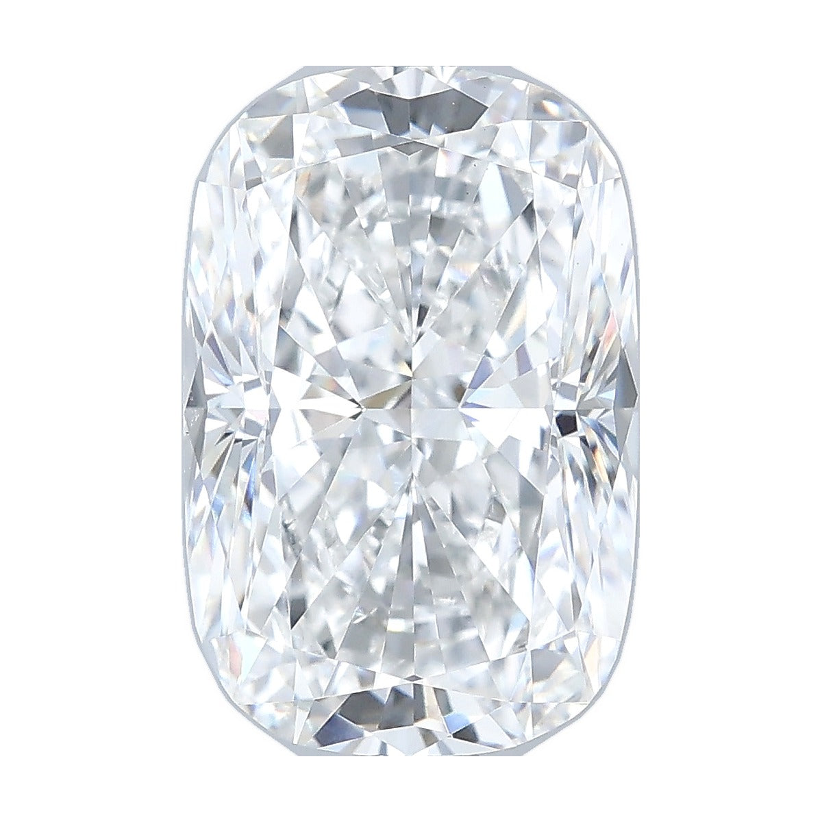 3.77 ct elongated cushion lab-grown diamond, E color, VS1 clarity, IGI certified, still from its 360° video