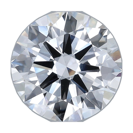3.77 ct round lab-grown diamond, D color, VVS2 clarity, IGI certified, still from its 360° video