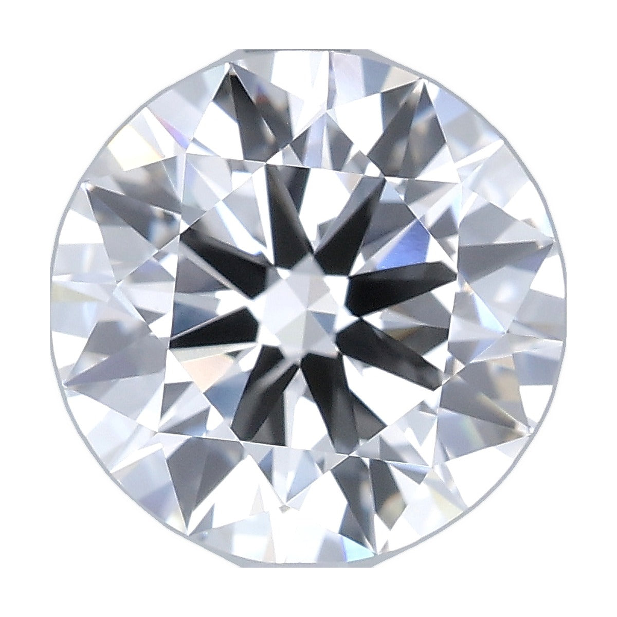 3.77 ct round lab-grown diamond, E color, VVS2 clarity, IGI certified, still from its 360° video
