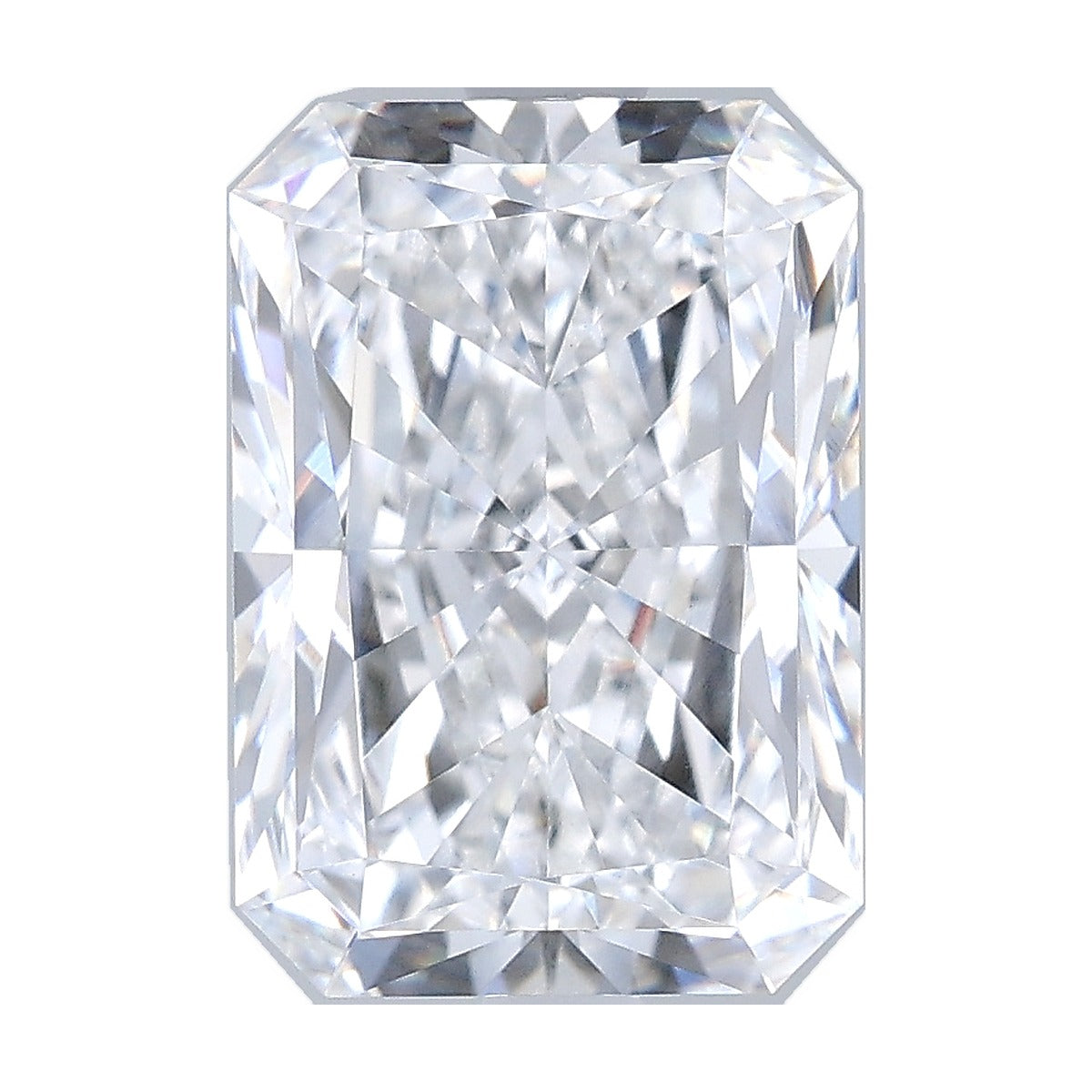 3.78 ct radiant lab-grown diamond, D color, VVS2 clarity, IGI certified, still from its 360° video
