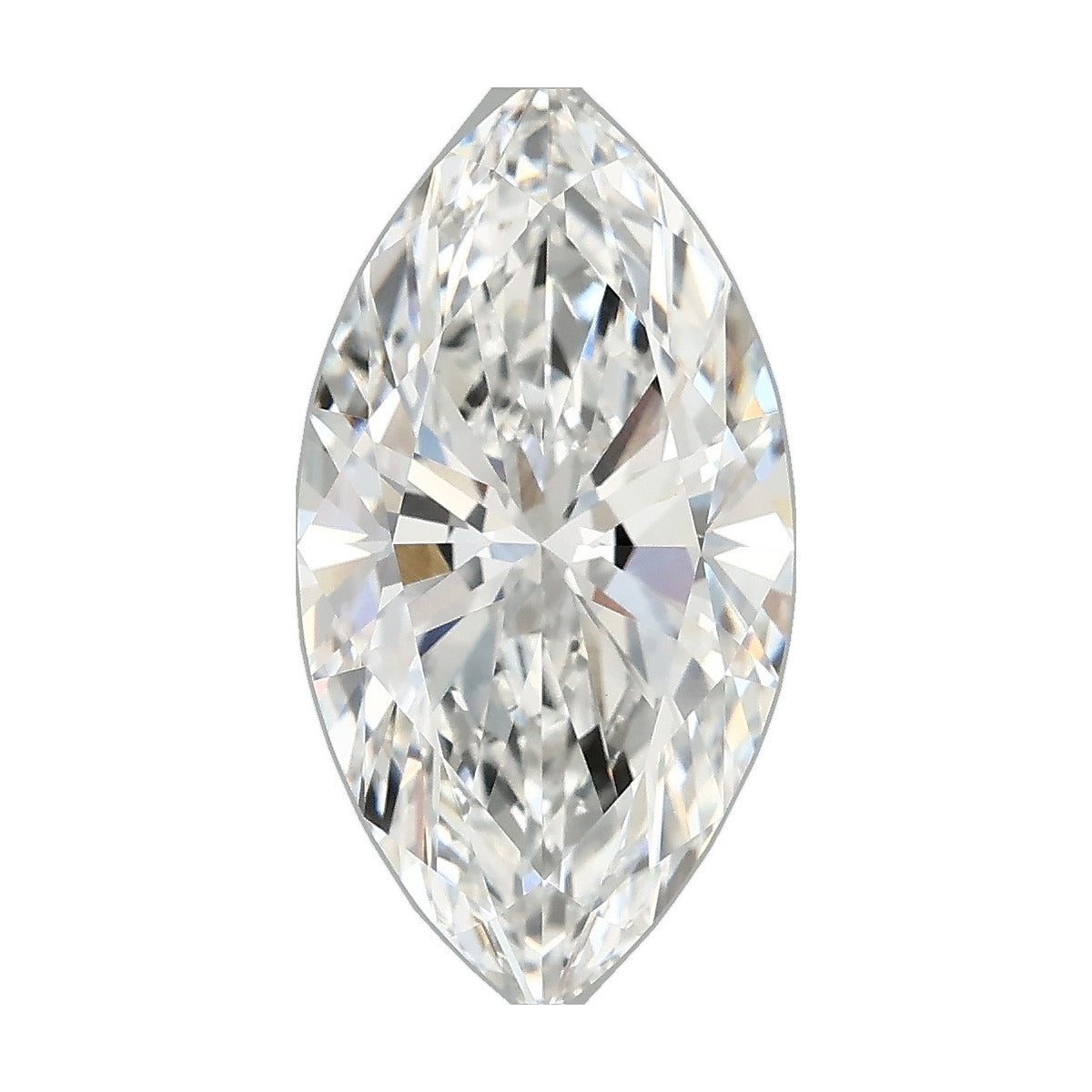 3.80 ct marquise lab-grown diamond, F color, VVS2 clarity, IGI certified, still from its 360° video
