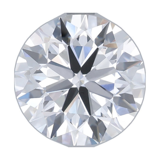 3.80 ct round lab-grown diamond, E color, VS1 clarity, IGI certified, still from its 360° video