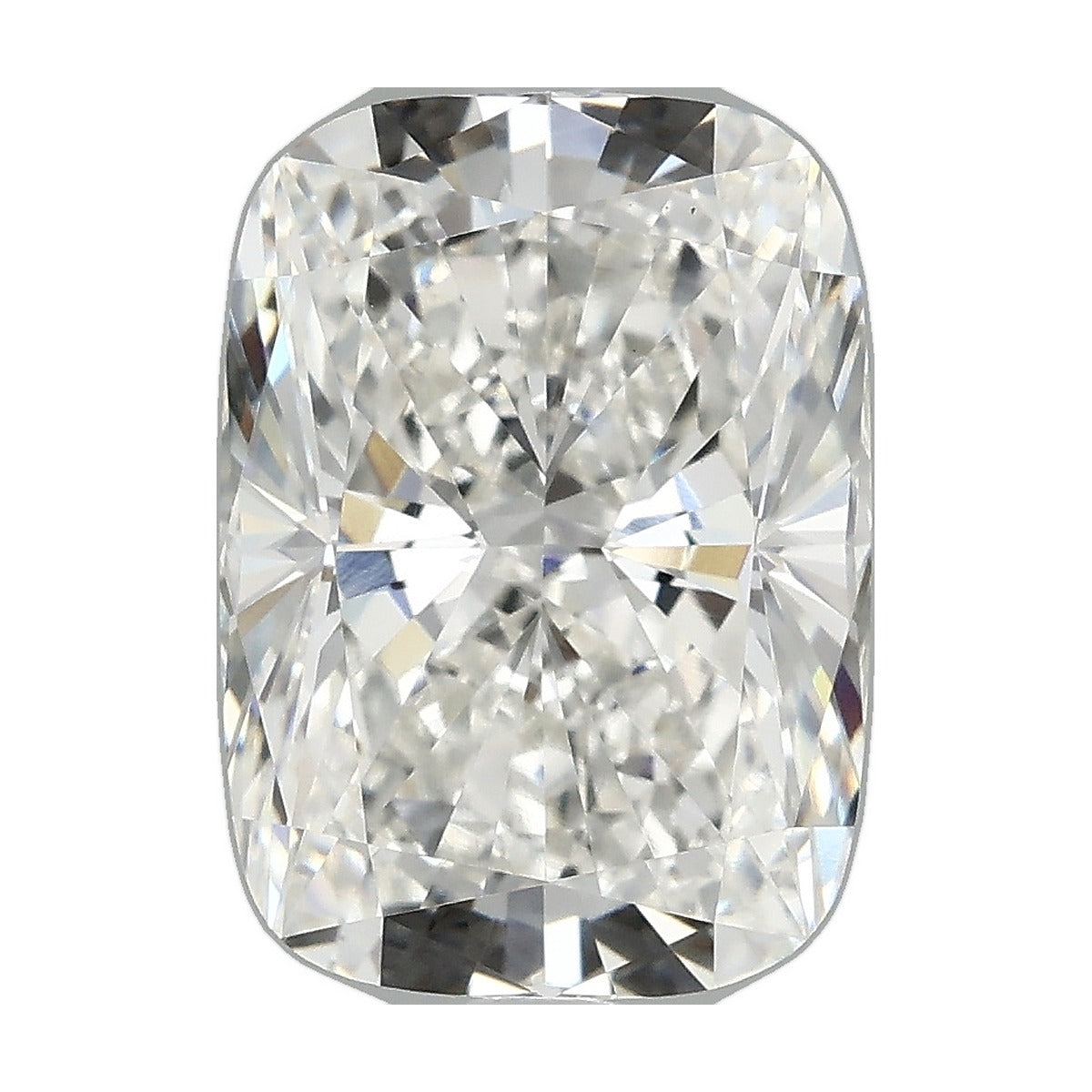 3.81 ct elongated cushion lab-grown diamond, F color, VS1 clarity, IGI certified, still from its 360° video