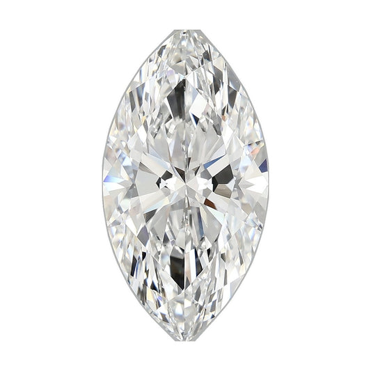 3.81 ct marquise lab-grown diamond, E color, VS1 clarity, IGI certified, still from its 360° video