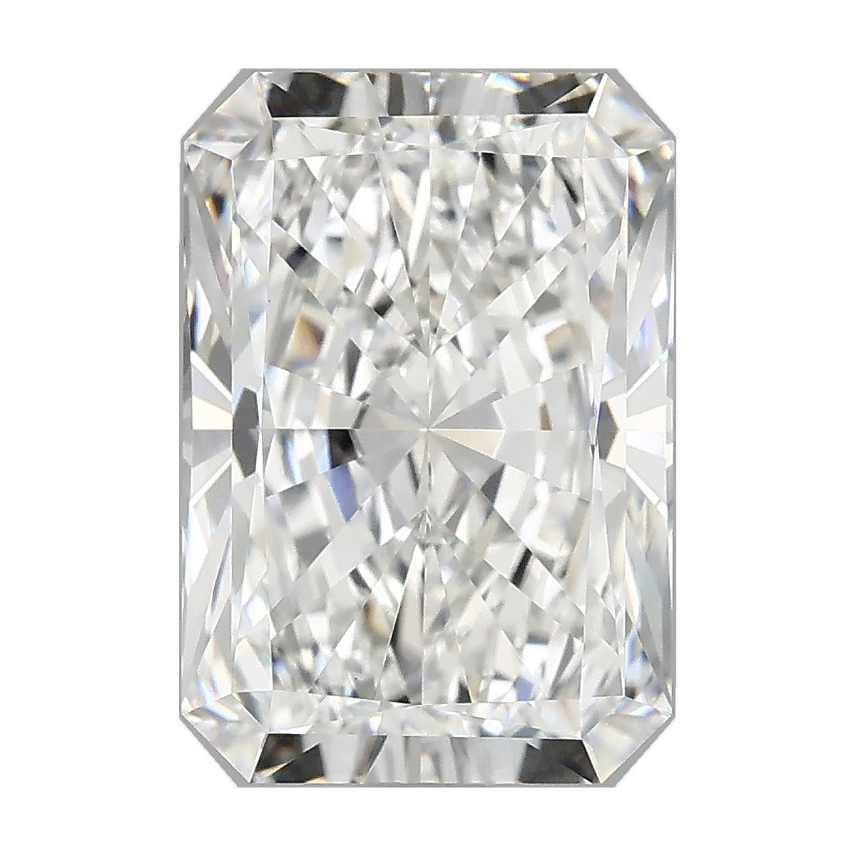3.82 ct radiant lab-grown diamond, D color, VVS2 clarity, IGI certified, still from its 360° video