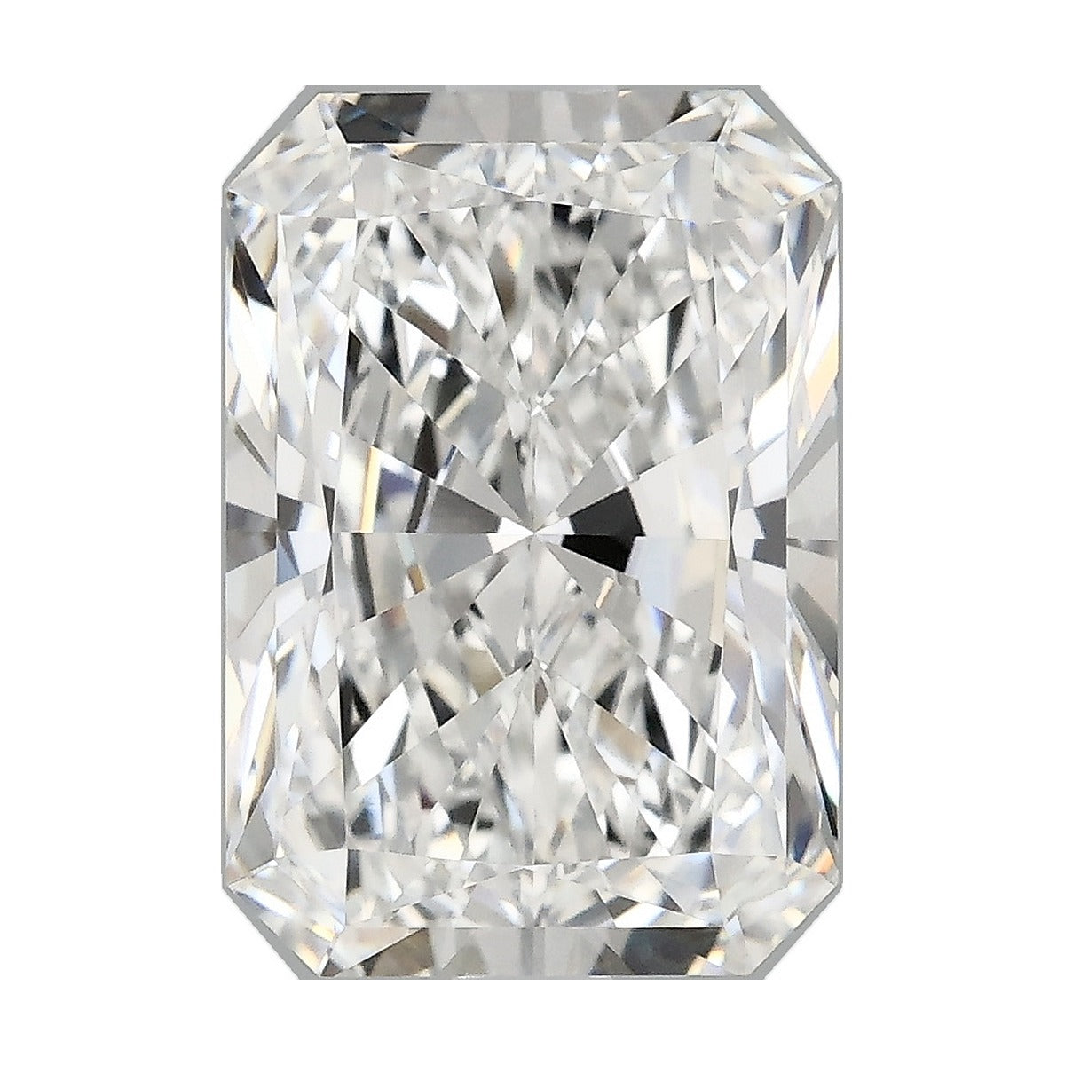 3.82 ct radiant lab-grown diamond, E color, VVS2 clarity, IGI certified, still from its 360° video