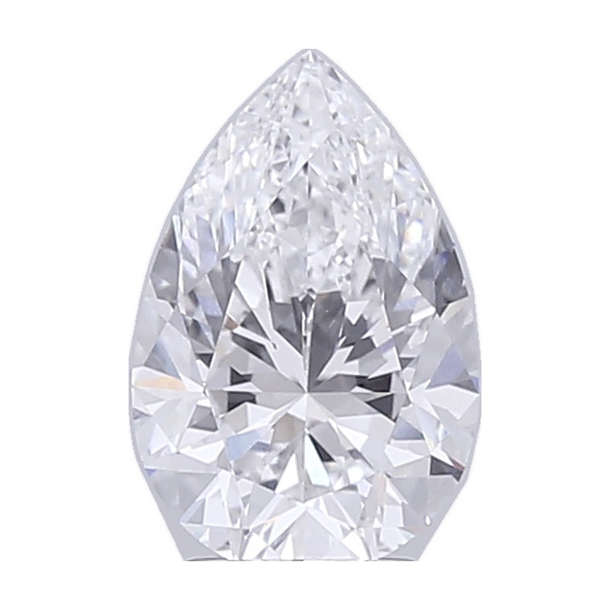 3.83 ct pear lab-grown diamond, D color, VVS2 clarity, IGI certified, still from its 360° video