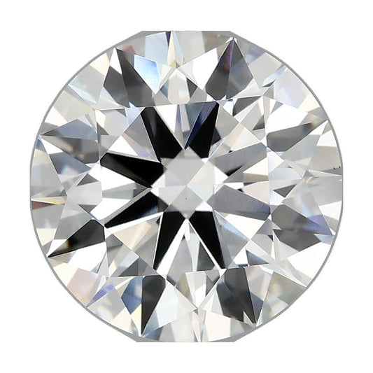 3.83 ct round lab-grown diamond, E color, VS1 clarity, IGI certified, still from its 360° video