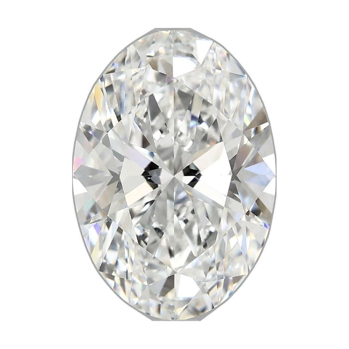 3.88 ct oval lab-grown diamond, D color, VS1 clarity, IGI certified, still from its 360° video