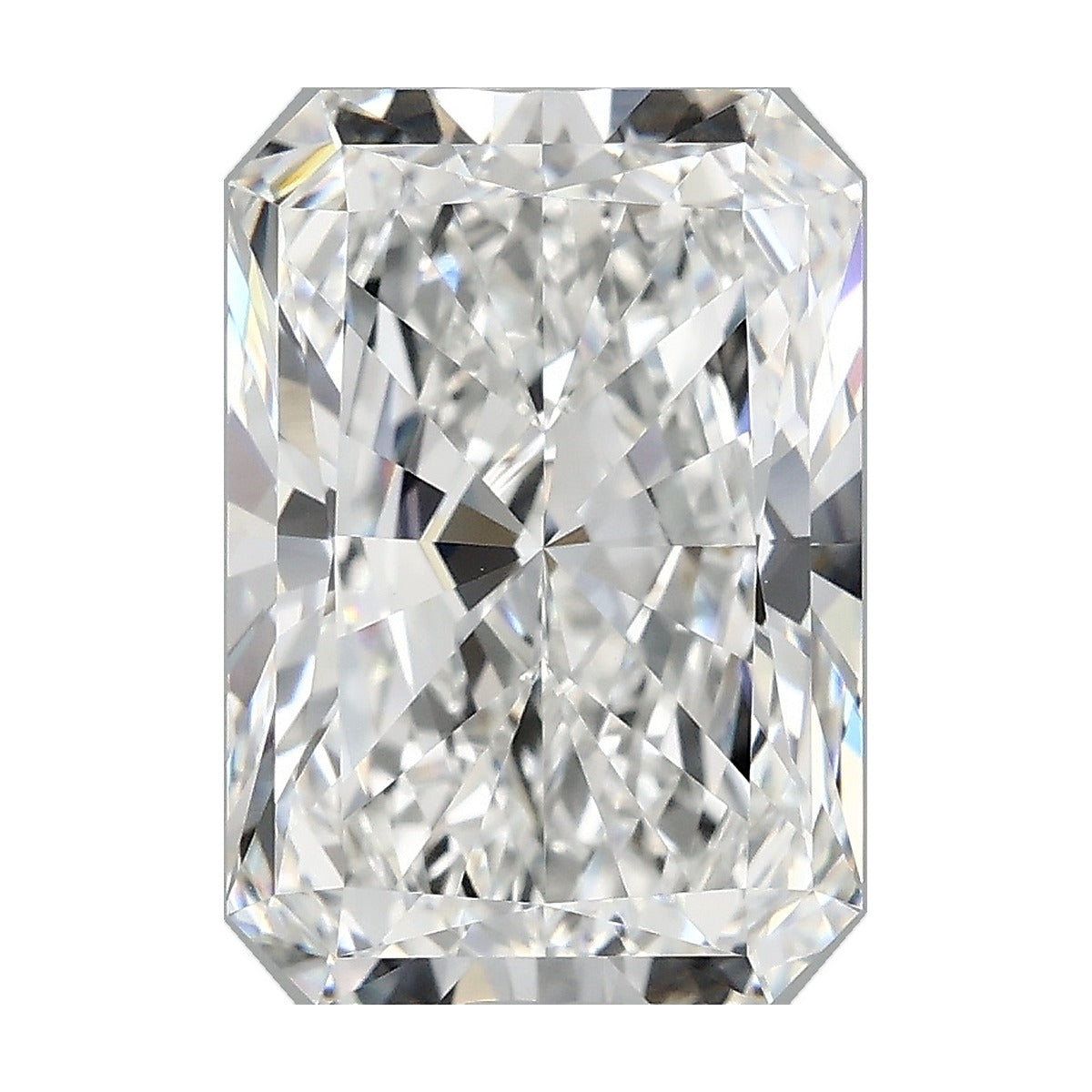 3.88 ct radiant lab-grown diamond, D color, VVS2 clarity, IGI certified, still from its 360° video