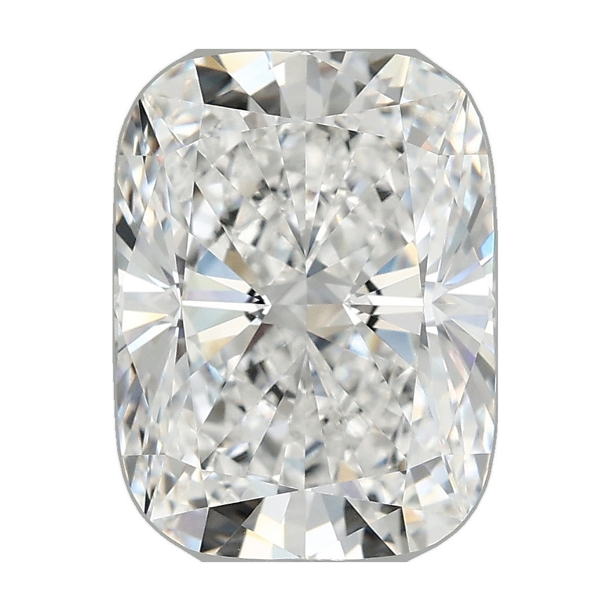 3.89 ct elongated cushion lab-grown diamond, E color, VS1 clarity, IGI certified, still from its 360° video