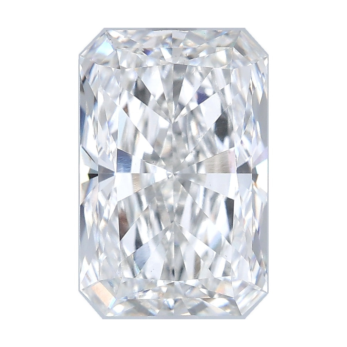 3.91 ct radiant lab-grown diamond, F color, VS1 clarity, IGI certified, still from its 360° video