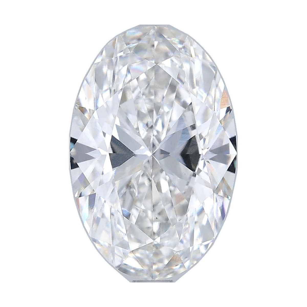 3.93 ct oval lab-grown diamond, F color, VS1 clarity, IGI certified, still from its 360° video