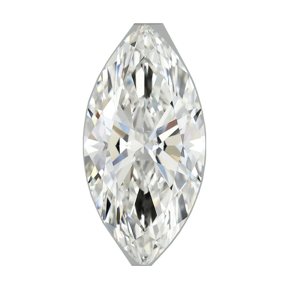 3.95 ct marquise lab-grown diamond, F color, VVS1 clarity, IGI certified, still from its 360° video