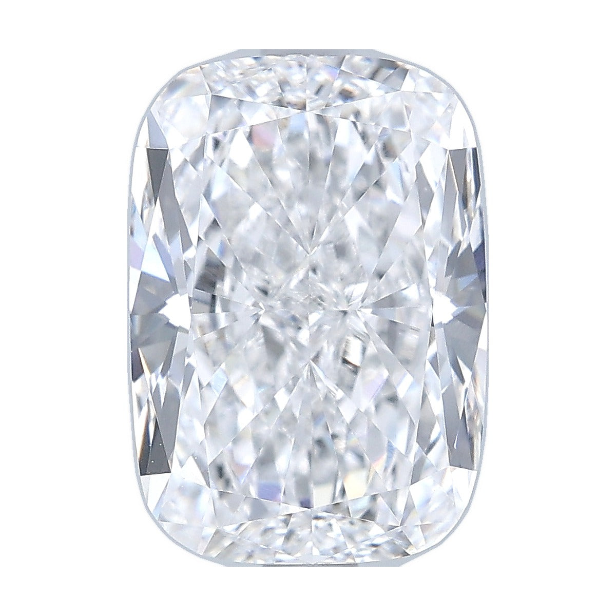 3.99 ct elongated cushion lab-grown diamond, D color, VVS2 clarity, GIA certified, still from its 360° video