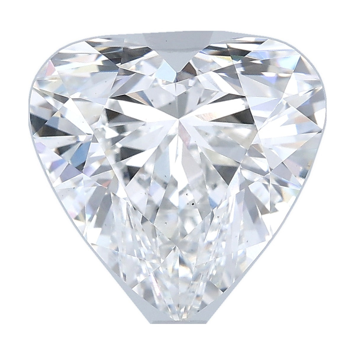 4.00 ct heart lab-grown diamond, F color, VS1 clarity, IGI certified, still from its 360° video