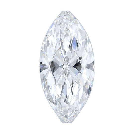4.00 ct marquise lab-grown diamond, D color, VS1 clarity, IGI certified, still from its 360° video