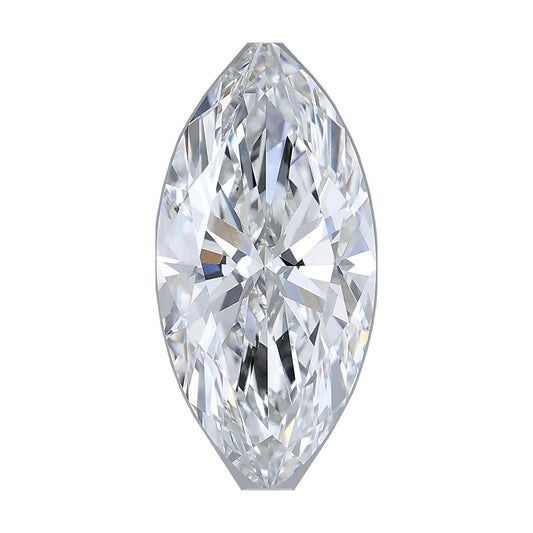 4.00 ct marquise lab-grown diamond, E color, VS1 clarity, IGI certified, still from its 360° video