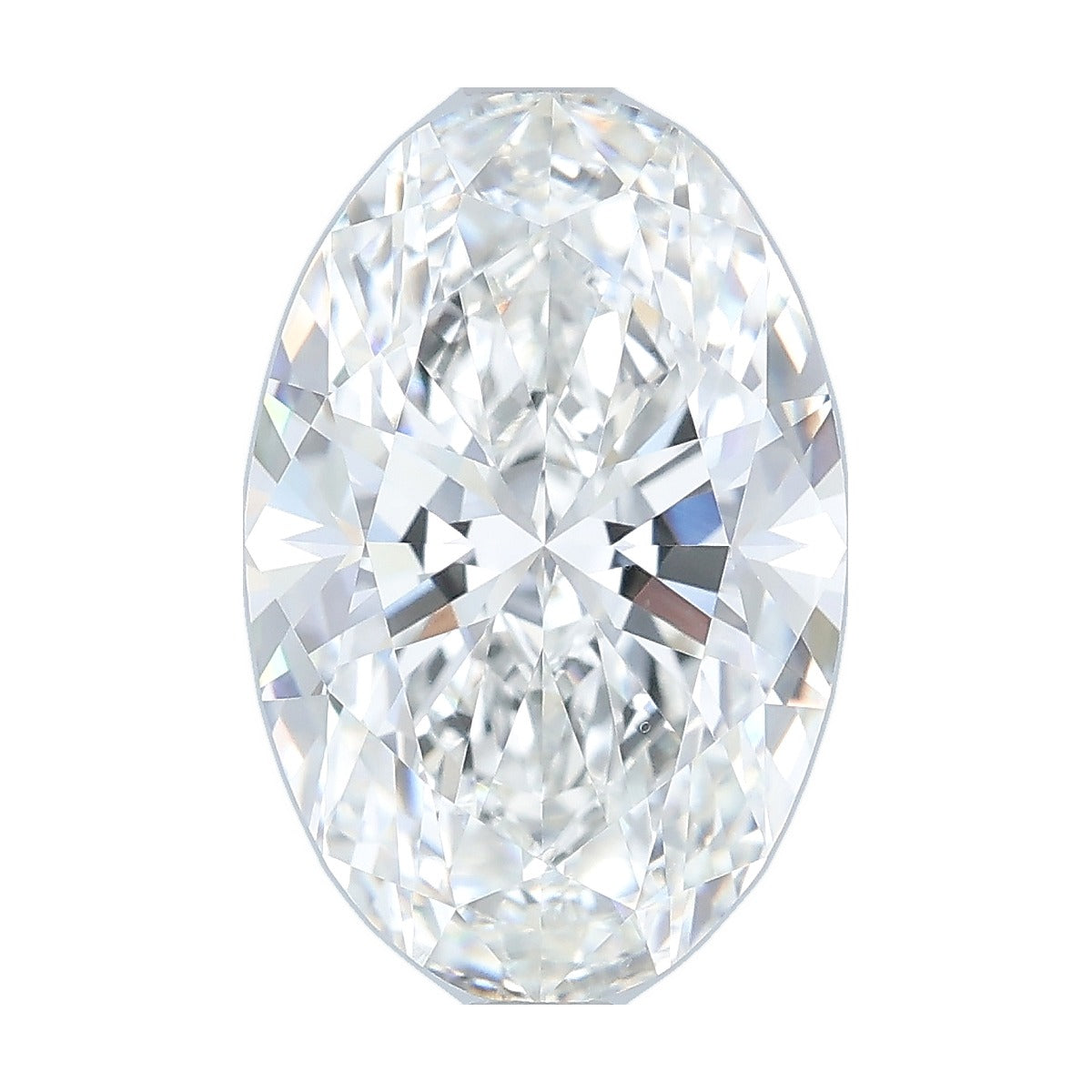 4.00 ct oval lab-grown diamond, F color, VVS1 clarity, IGI certified, still from its 360° video