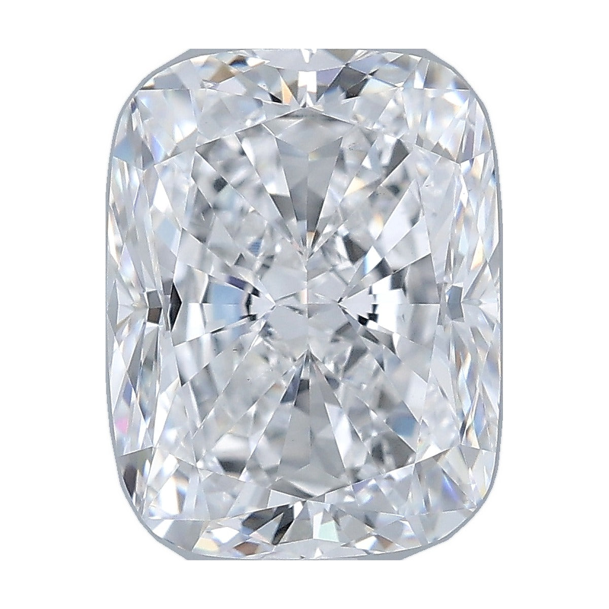 4.01 ct elongated cushion lab-grown diamond, D color, VS1 clarity, IGI certified, still from its 360° video