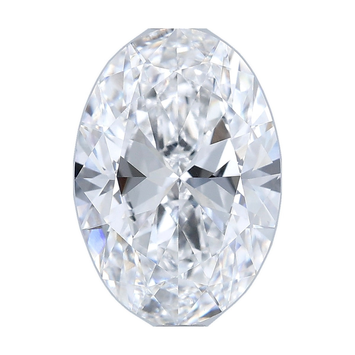 4.01 ct oval lab-grown diamond, D color, VVS2 clarity, GIA certified, still from its 360° video
