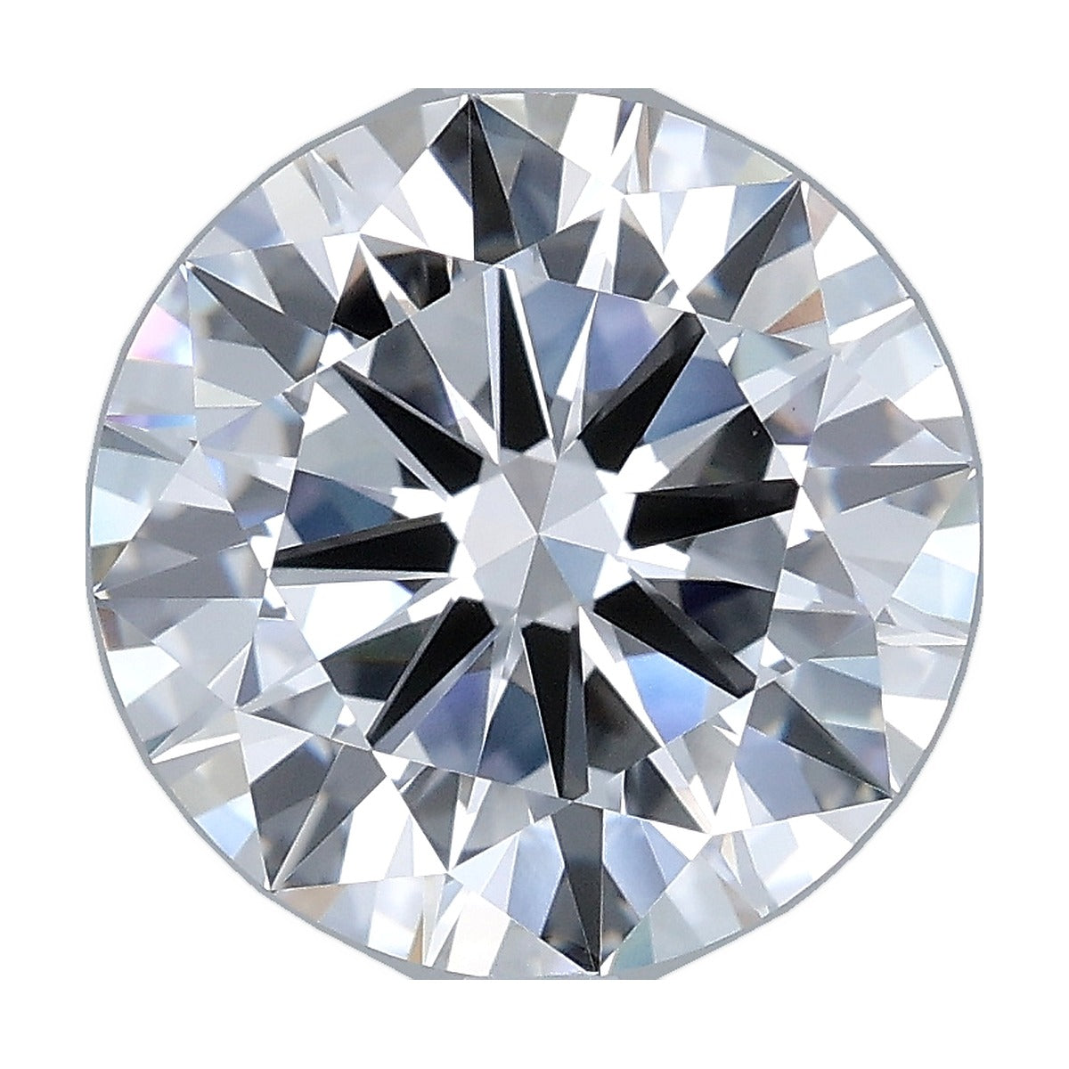 4.01 ct round lab-grown diamond, D color, VS1 clarity, IGI certified, still from its 360° video