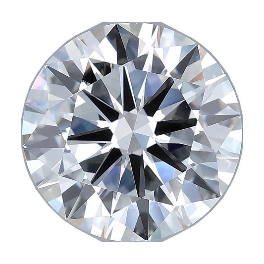4.01 ct round lab-grown diamond, D color, VS1 clarity, IGI certified, still from its 360° video