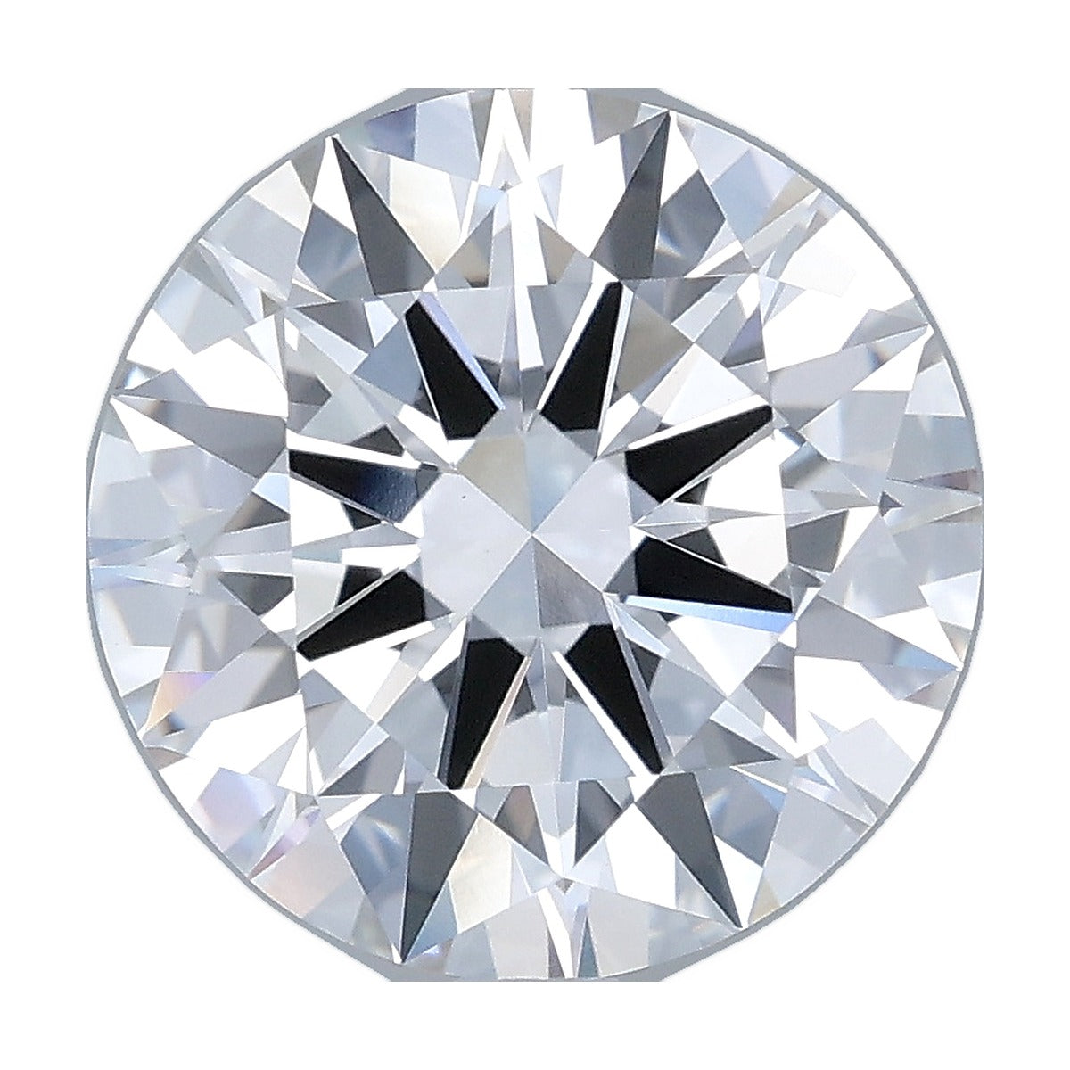 4.01 ct round lab-grown diamond, D color, VVS2 clarity, IGI certified, still from its 360° video